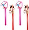 4 Pcs 40 Inch Inflatable Stick Horse Colorful Horse Head Stick Balloon Horse Birthday Party Supplies Pony Stick for Christmas Horse Themed Party Decorations Costume Stick